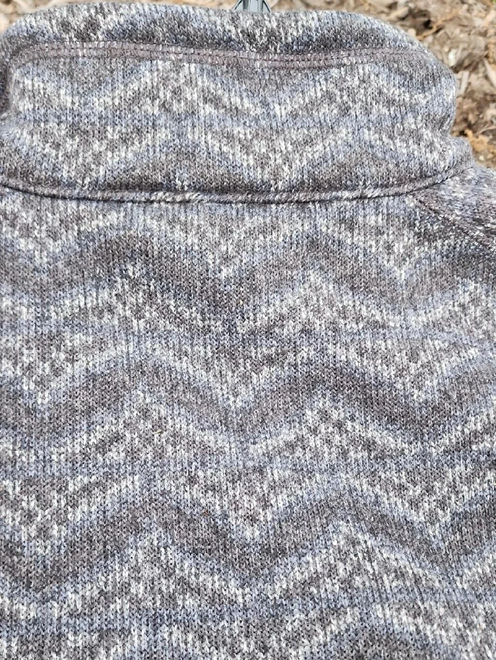 Patagonia Men’s Better Sweater Heathered Gray 1/4-Zip Size 3XL